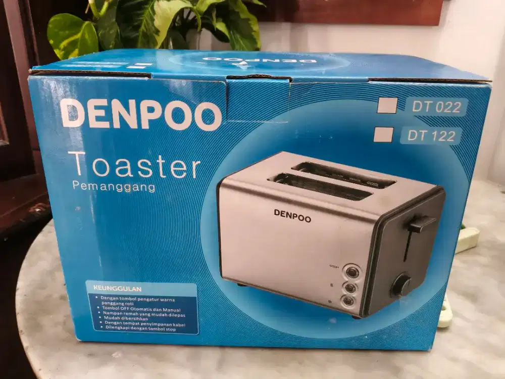 Jual toaster baru merk Denpoo