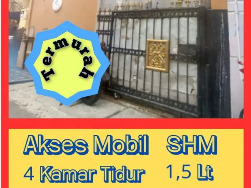 Dijual Rumah SHM 2 Lantai 4 Kamar Akses Mobil di Utan Kayu Matraman Jaktim – 800 Juta Nego, Dekat Rawamangun, Stasiun, Busway & Tol
