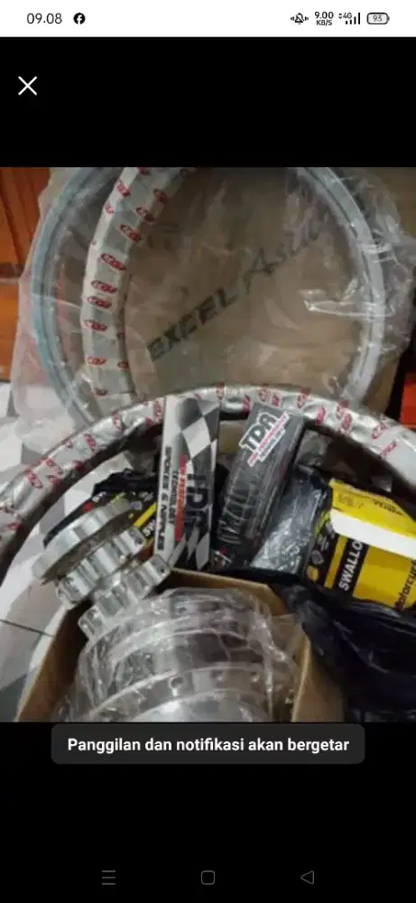 Velq 17 takasago satu set jari TDR trombol ban