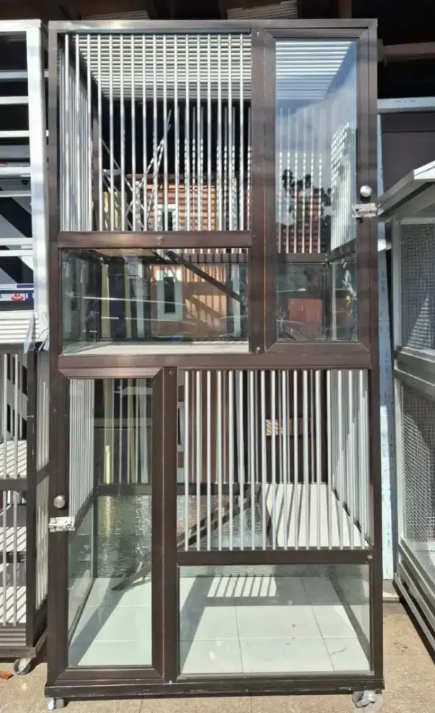 Kandang kucing stainless