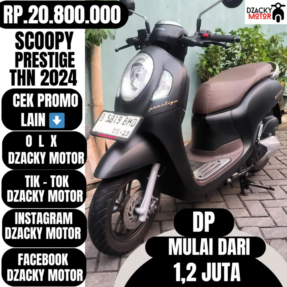 SCOOPY PRESTIGE THN 2024 SECOND LIKE NEW