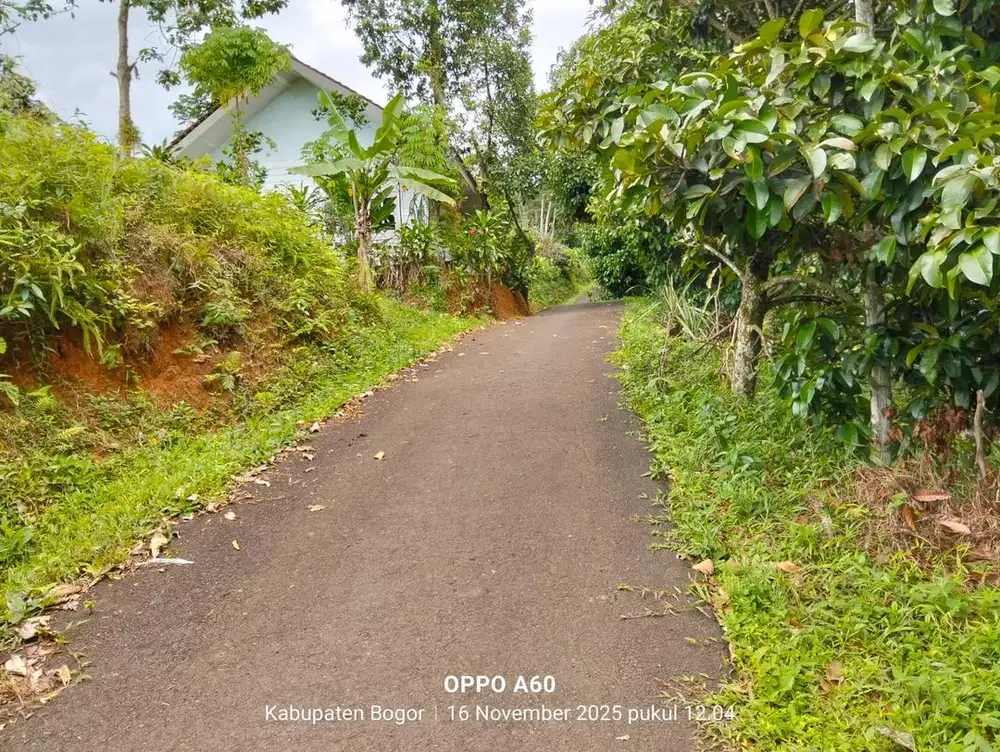 Lokasi di jual Buat Villa view gunung salak dan sawah asri