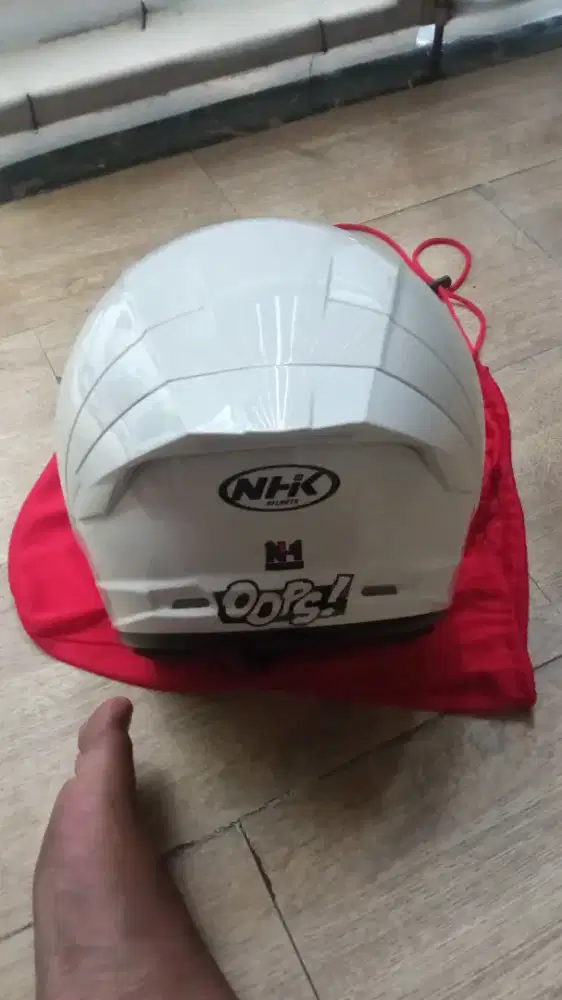 Helm NHK n1 max uk XL putih