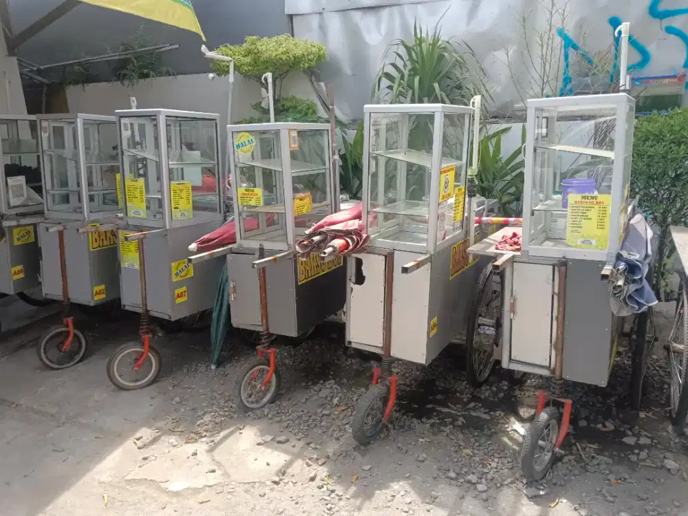 Gerobak bakso keliling. Full set kondisi 90%