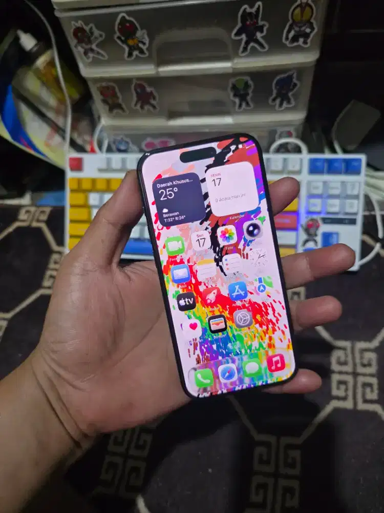 iPhone 15 Pro 128Gb iBox Mulus Normal Bisa Tuker Tambah