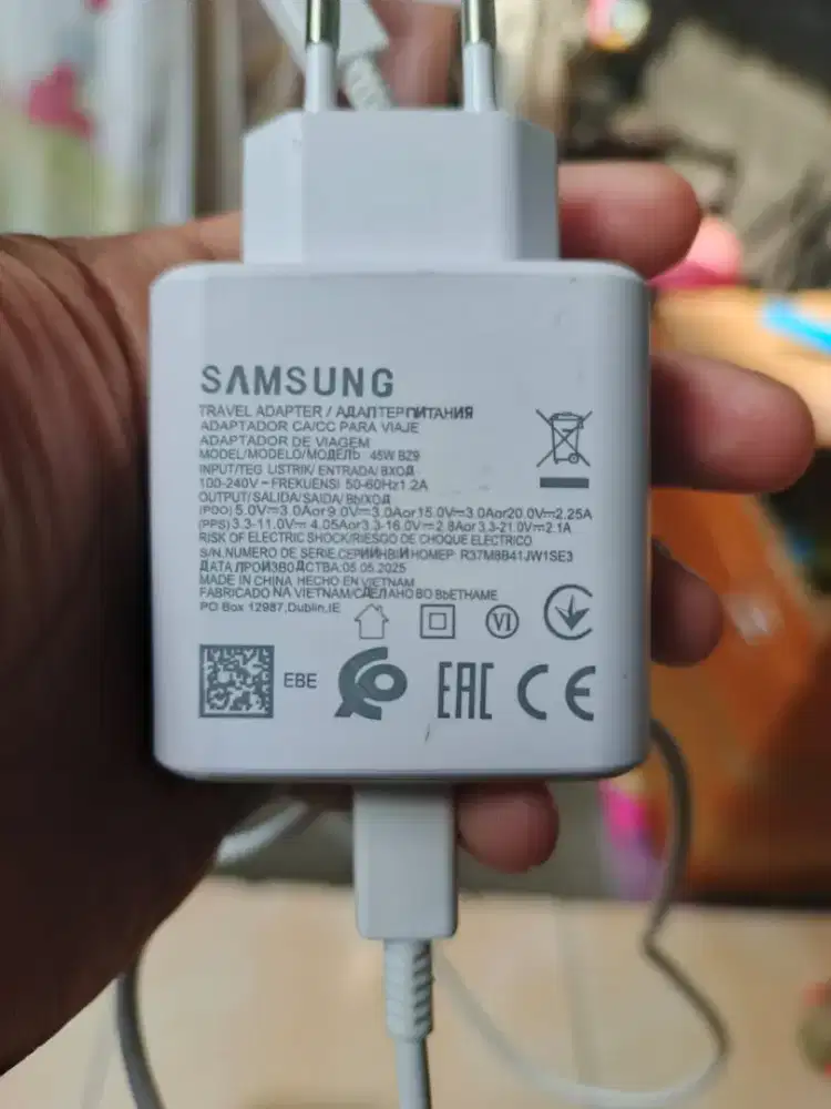 Charger Samsung 45 watt ORIGINAL