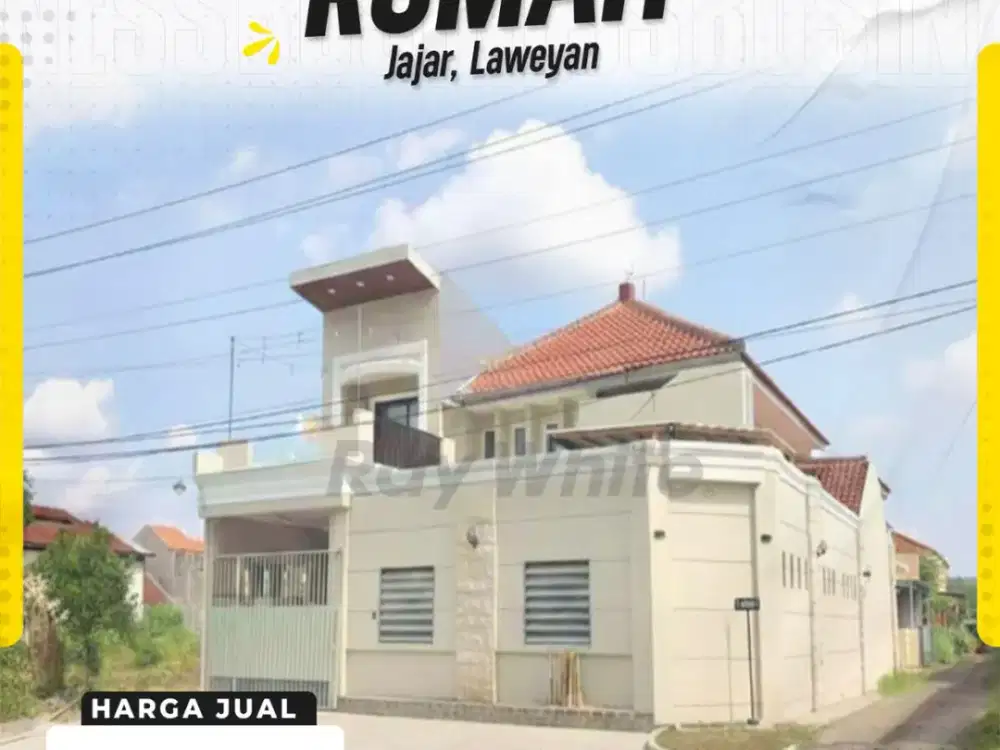 Rumah Mewah 2 Lantai Siap Huni, Lokasi Strategis di Jajar, Laweyan, Surakarta