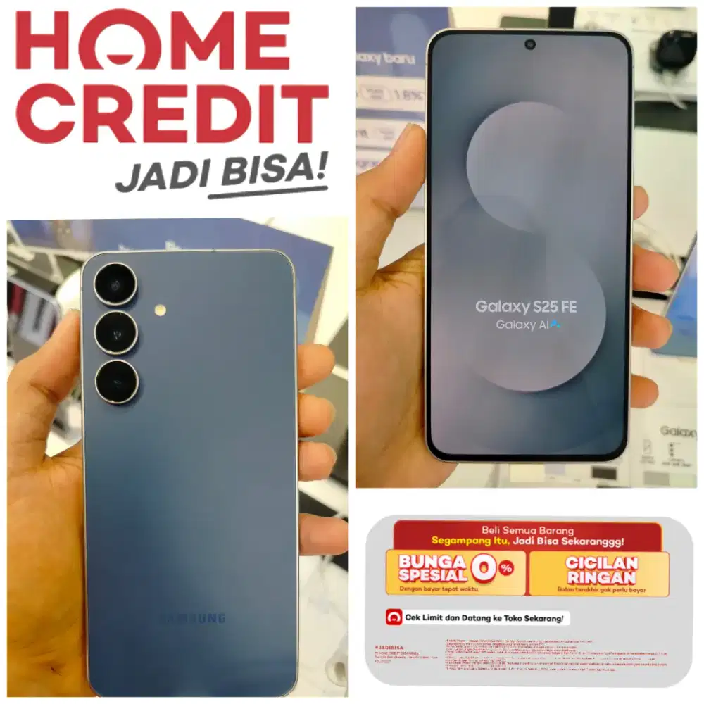 PROMO SAMSUNG GALAXY S25 FE RAM 8/256GB Cicilan Tripel Zero Bunga 0%