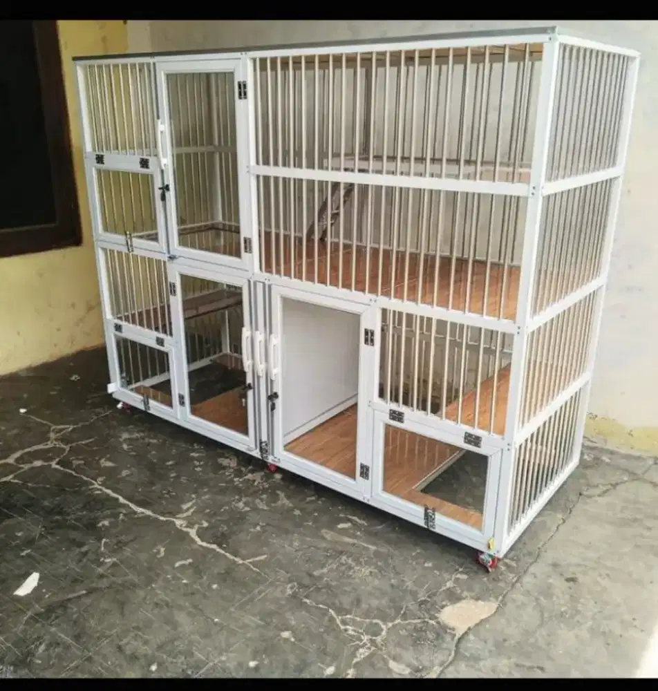 KANDANG KUCING 3 PINTU JUMBO