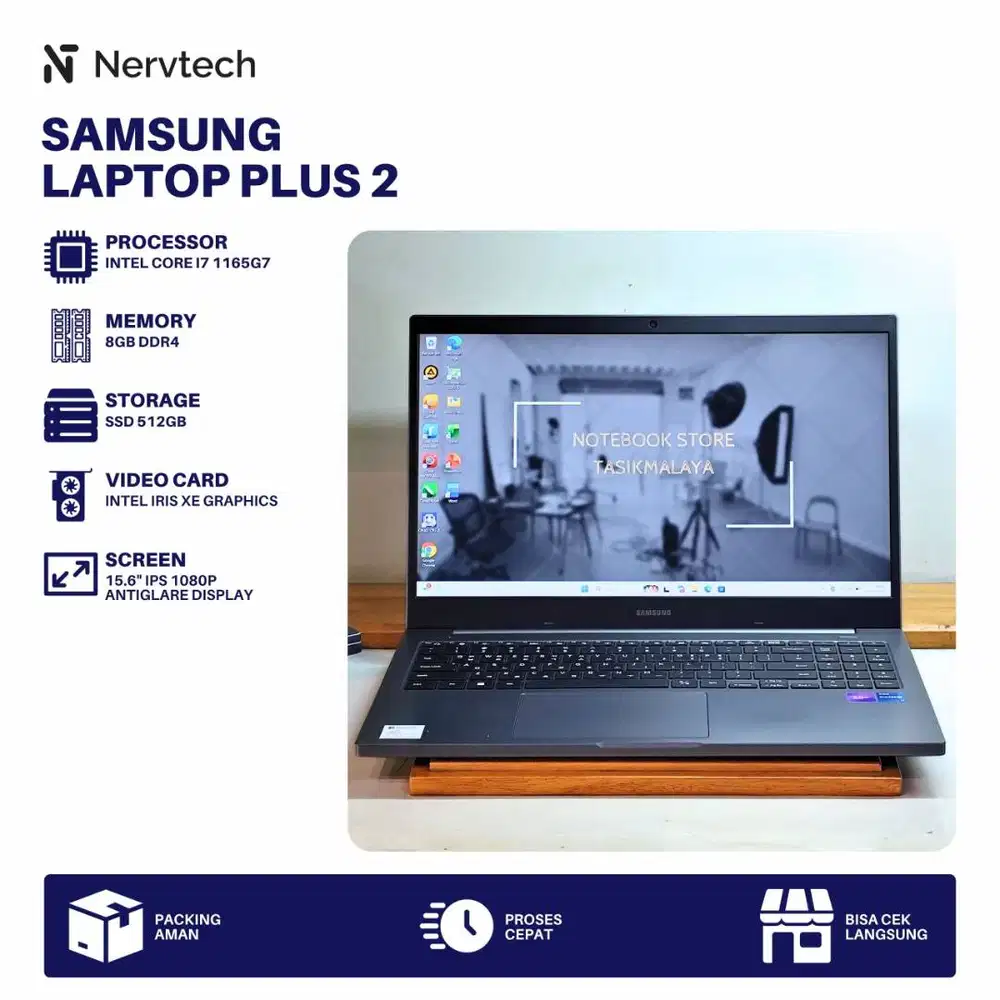 Samsung Notebook Plus2 Core i7 1165G7 Gen 11 8GB/512GB 15 inch 1080p