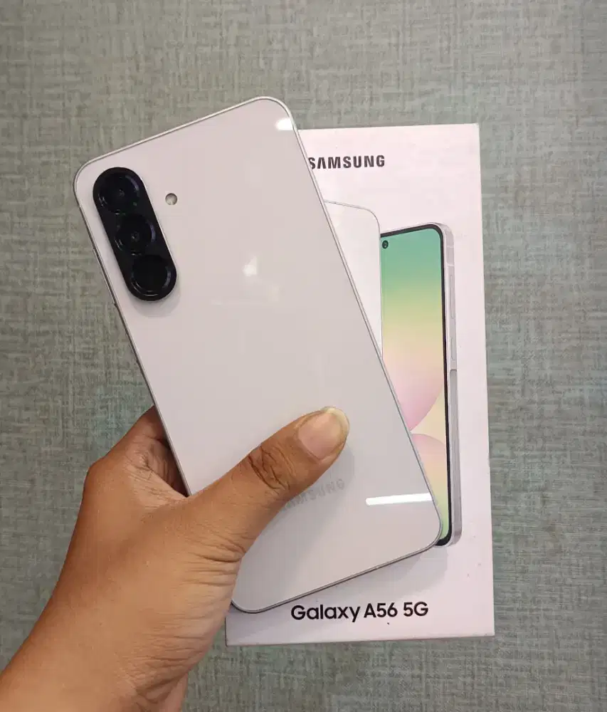 Samsung A56 5G 8/256 Mulus Lengkap Fullset Nominus Ori On Agustus 2026