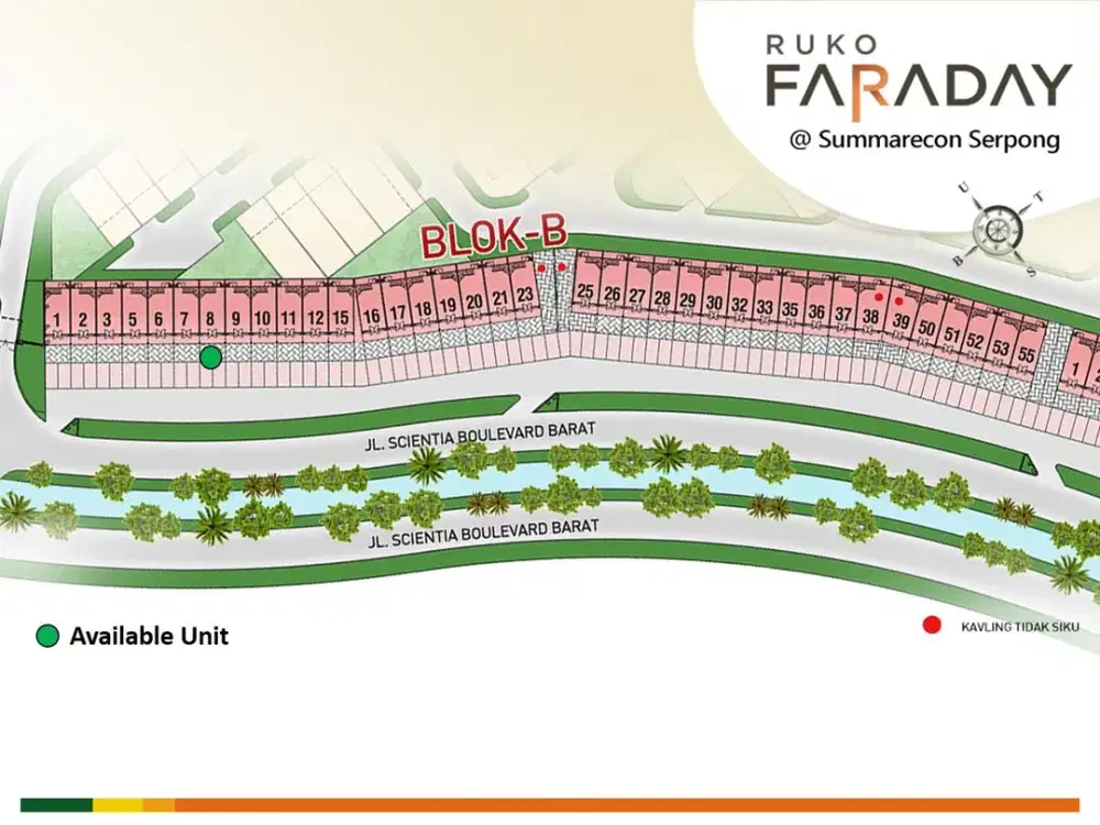 Dijual Ruko Faraday Pusat Bisnis di Gading Serpong, Lokasi Premium