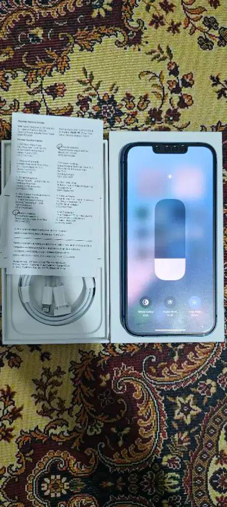 IPHONE 13 BLUE 128GB EX GARANSI RESMI ID/A