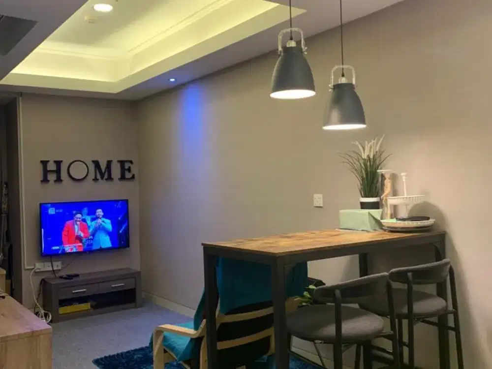 Vky - Dijual Apartemen The Mansion Kemayoran Bougenville Emerald 1BR Furnish Spesial