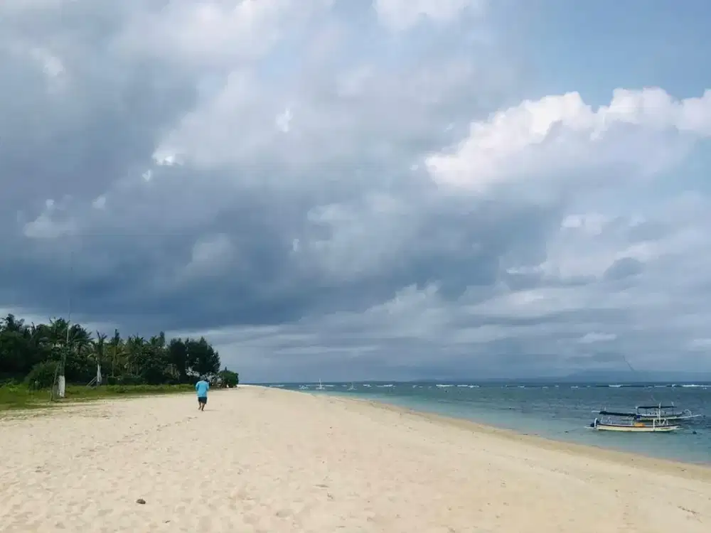 Dijual: Tanah Los Pantai 14,2 Ha dengan Garis Pantai Pasir Putih 531m — Sawangan Nusa Dua, Bali