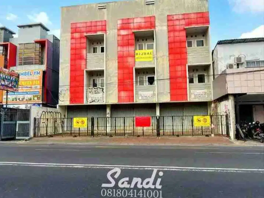 Ruko 3 Lantai Kota Jogja, Cocok Segala Usaha dkt Bank BSI Jl HOS Cokroaminoto