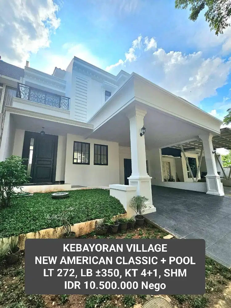 Dijual Rumah Baru Mewah Ada Swimming Pool di Kebayoran Bintaro GB10457