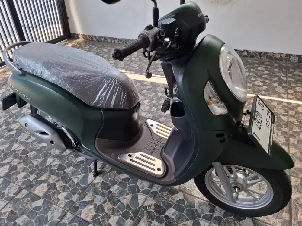 Km7rb keyless, honda scoopy CBS iss LED 2024 bln 5 pajak panjang gress