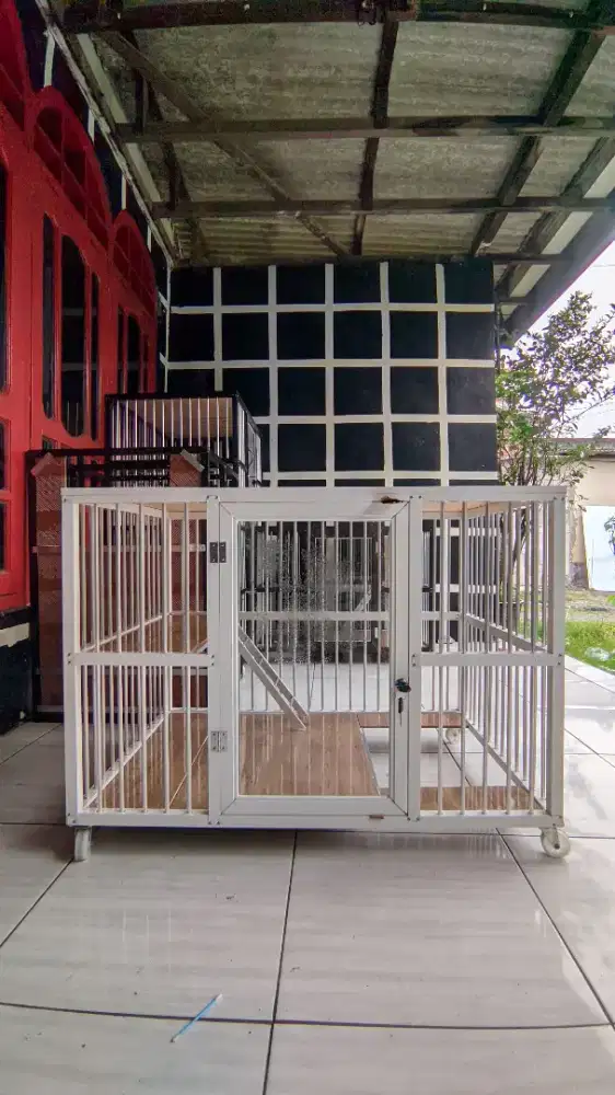 Kandang kucing alumunium