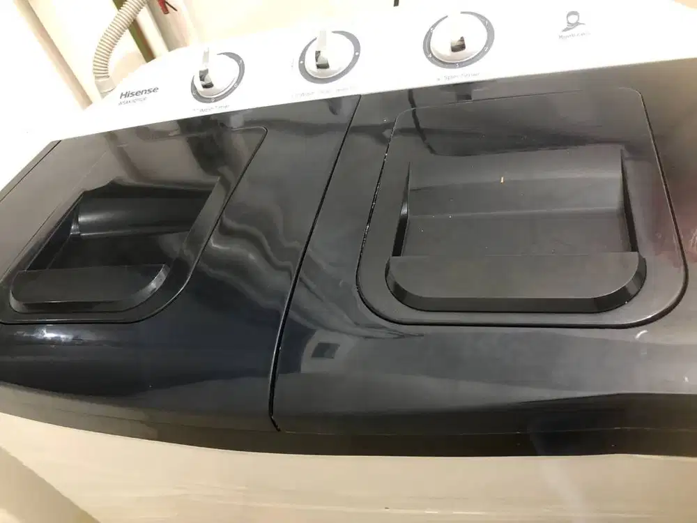 mesin cuci hisense 2 tabung (preloved)