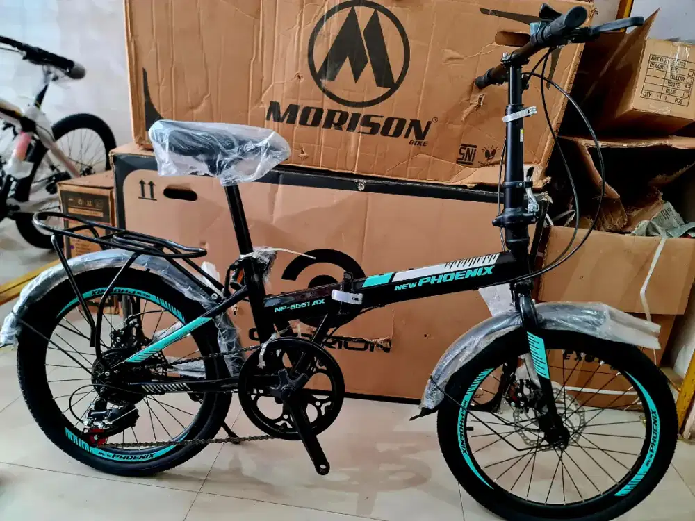 SEPEDA LIPAT 20 INCH NEW PHOENIX BY PACIFIC (GIGI 7 SPEED & REM CAKRAM