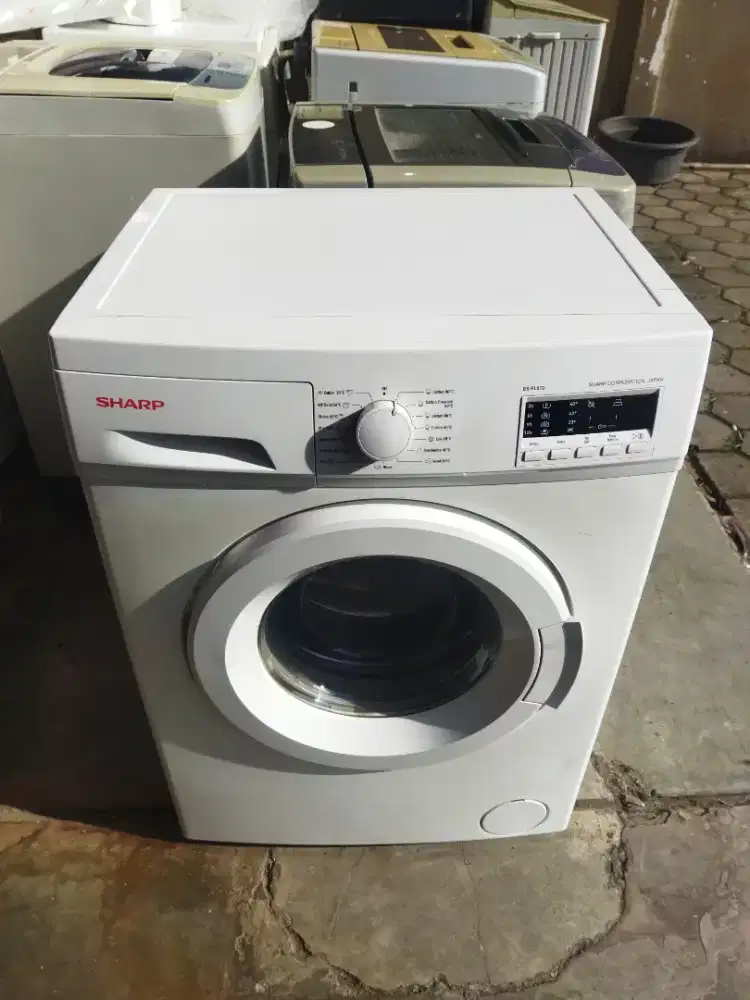 Mesin Cuci Sharp Front Loading 8kg Mulus