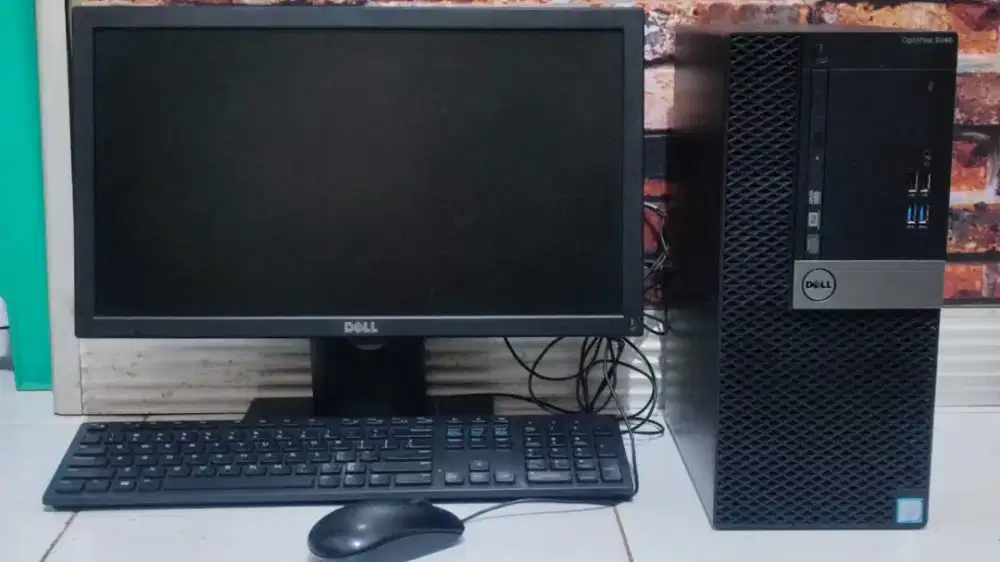 Jual PC Dell full set