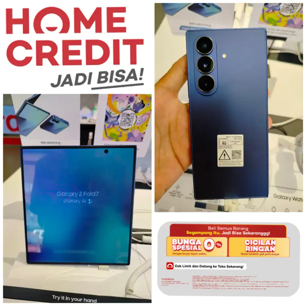Promo Samsung Galaxy Zfold 7 Ram 12/256GB PROMO CICILAN TRIPEL ZERO 0%