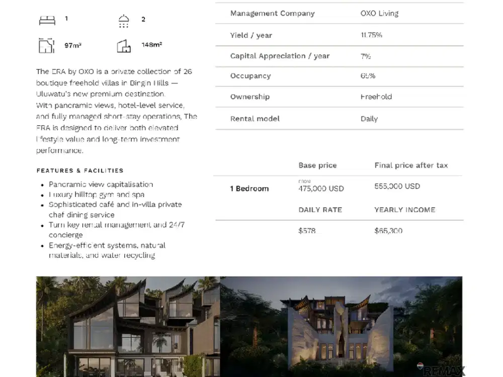 The Luxury Villa 1 Bedroom For Sale, at Pecatu Kuta Selatan Area