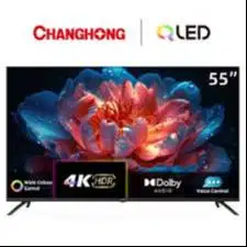 LED TV CHANGHONG 55 INCH UHD GOOGLE TV - U55QCN1 QLED FREE BRACKET