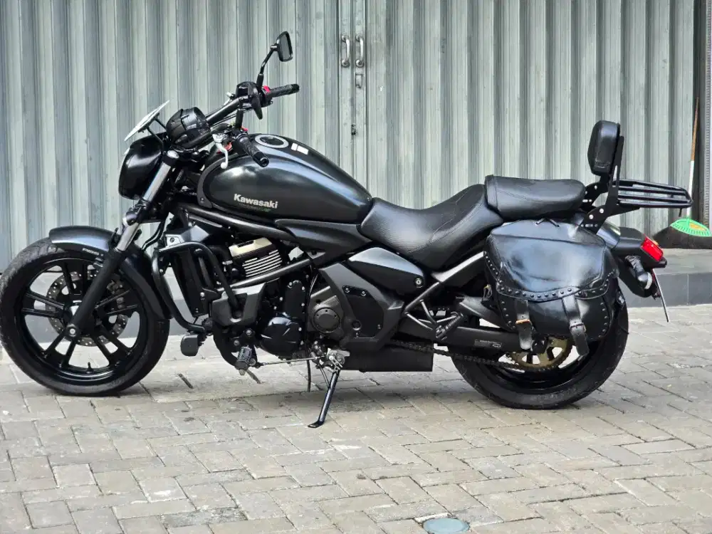 Moge Cruiser Kawasaki Vulcan 650 th 2016 Km 3rb Like New Siap Turing
