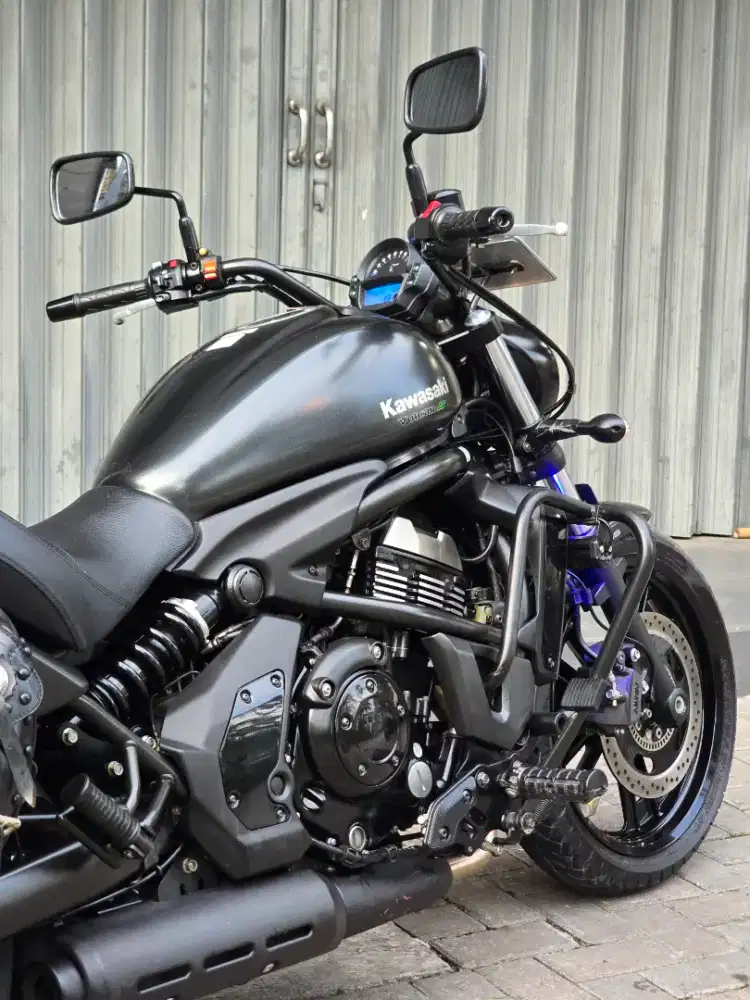 Moge Cruiser Kawasaki Vulcan 650 th 2016 Km 3rb Like New Siap Turing