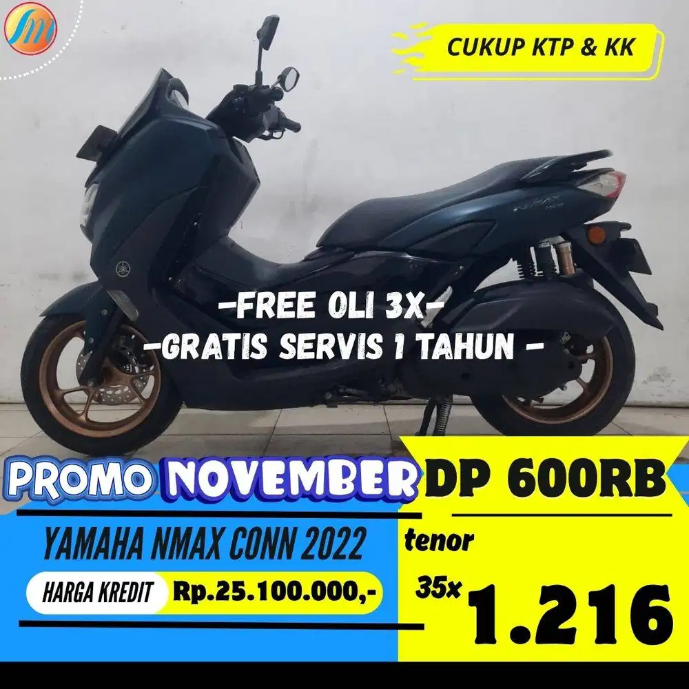 KREDIT DP 600RIBU YAMAHA NMAX CONNECTED 155 2022 ANGSURAN TERJANGKAU