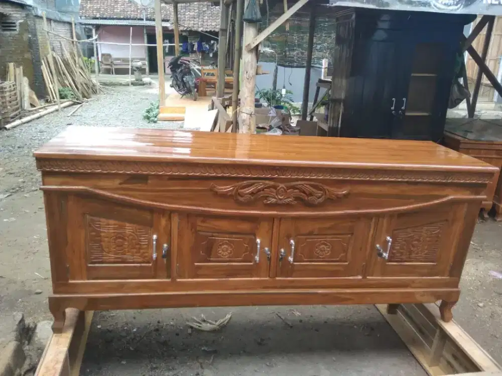 Bufet Tv/Sket Tv Kayu Jati