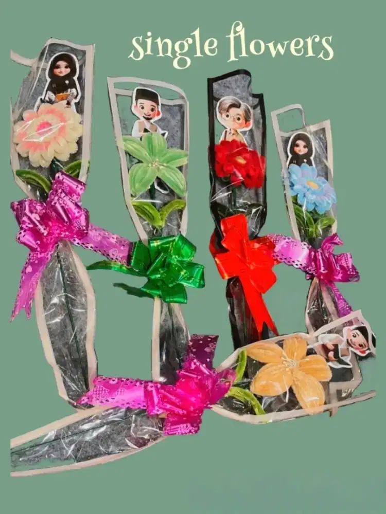 DIJUAL BUCKET BUNGA SINGLE