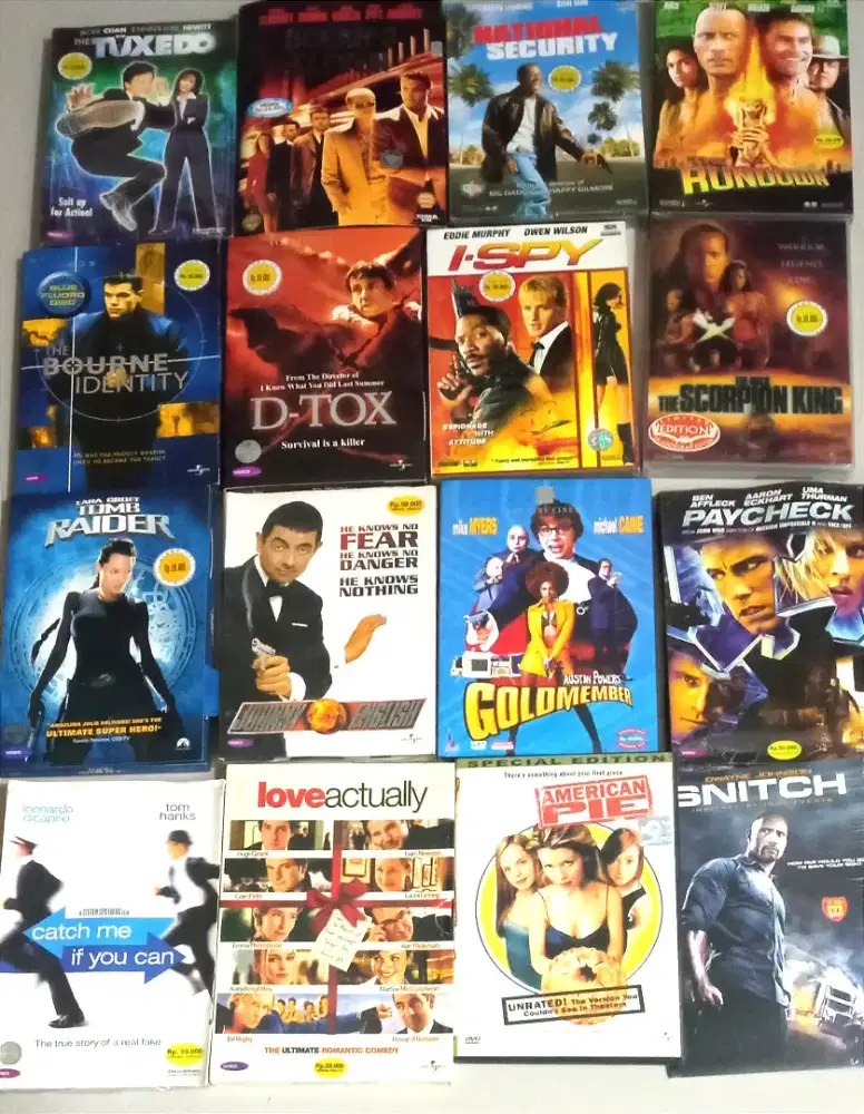 Jual Bundling VCD original barat 16 judul