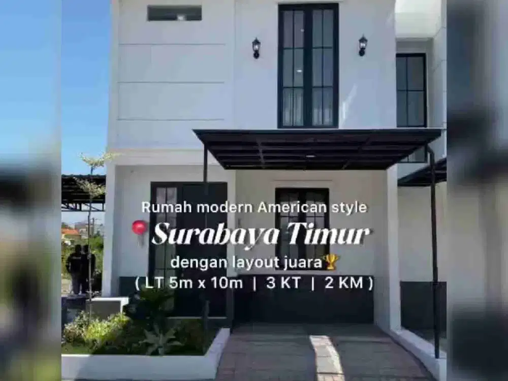 Rumah Baru 2 Lantai TER MURAH dekat Raya Merr Lokasi Sangat Bagus Strategis