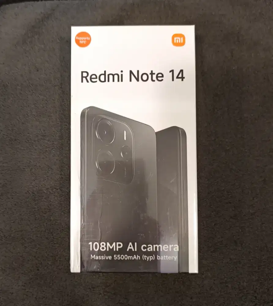 Xiaomi Redmi Note 14 8/256 Baru New Garansi Resmi Xiaomi 15 Bulan
