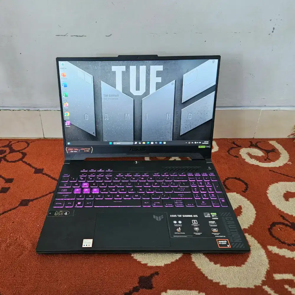 Asus TUF Ryzen 9-8945H RTX4070 8GB RAM 16GB Garansi Des 2026 Mulus