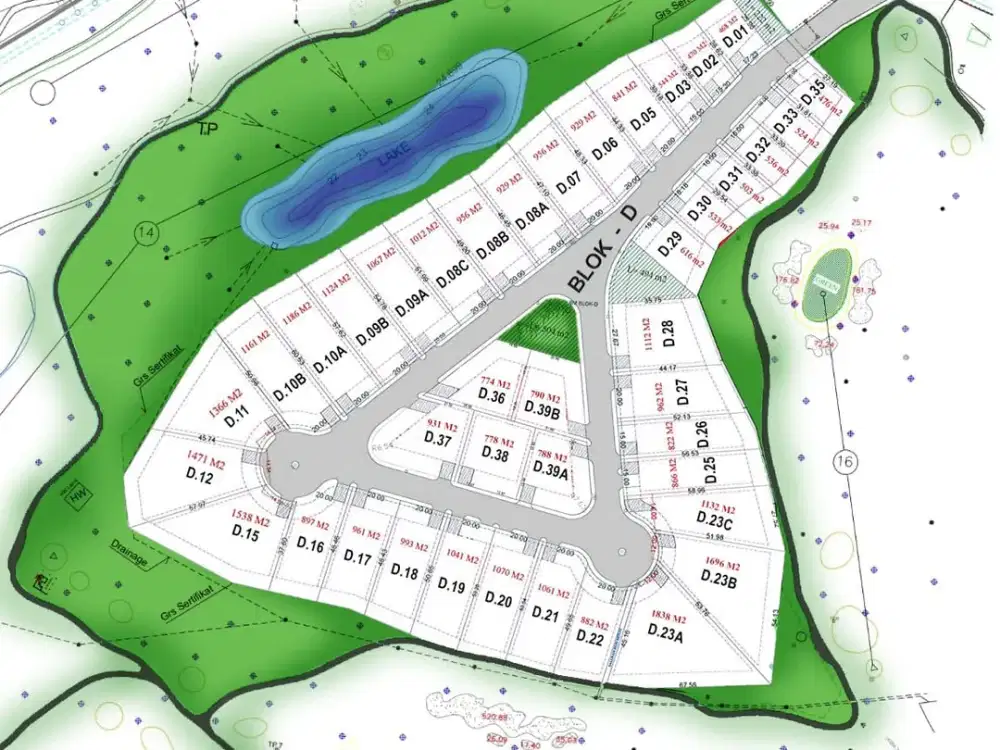 Tanah Strategis Siap Bangun BDG Peninsula Golf View