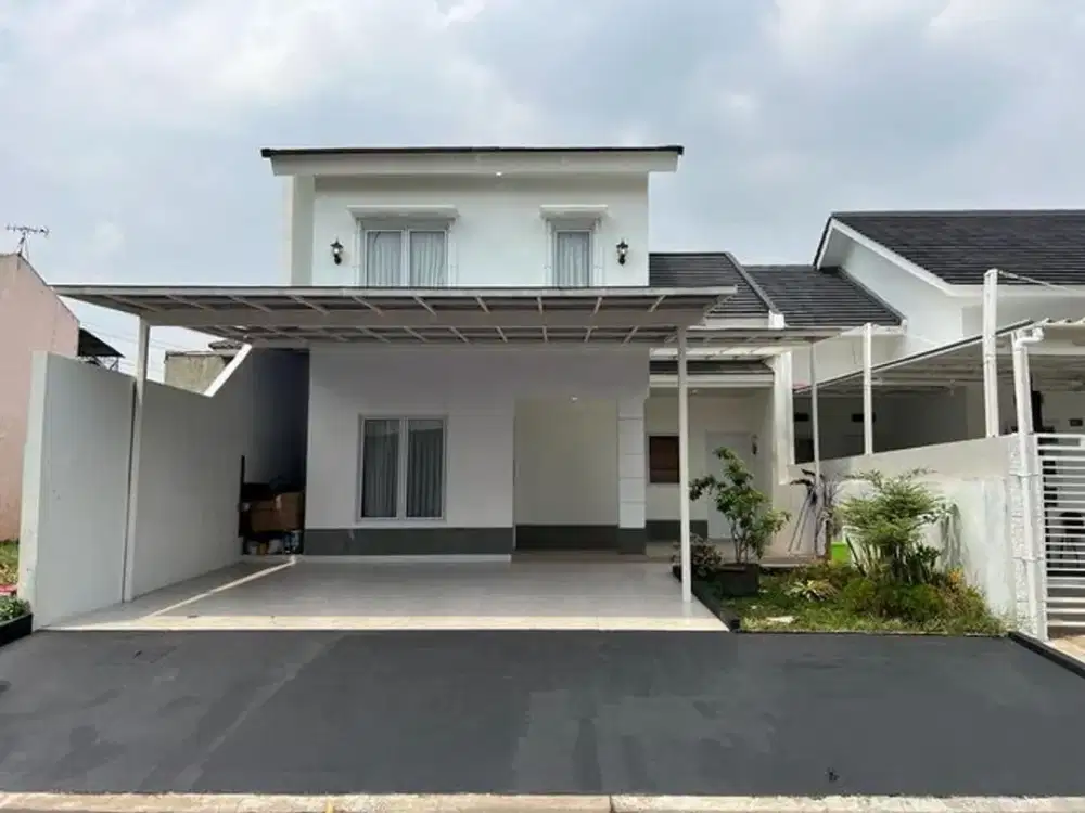 Rumah LT 104 Asri 14 Mnt ke Transpark Mall Bintaro Hadap Utara J-38766