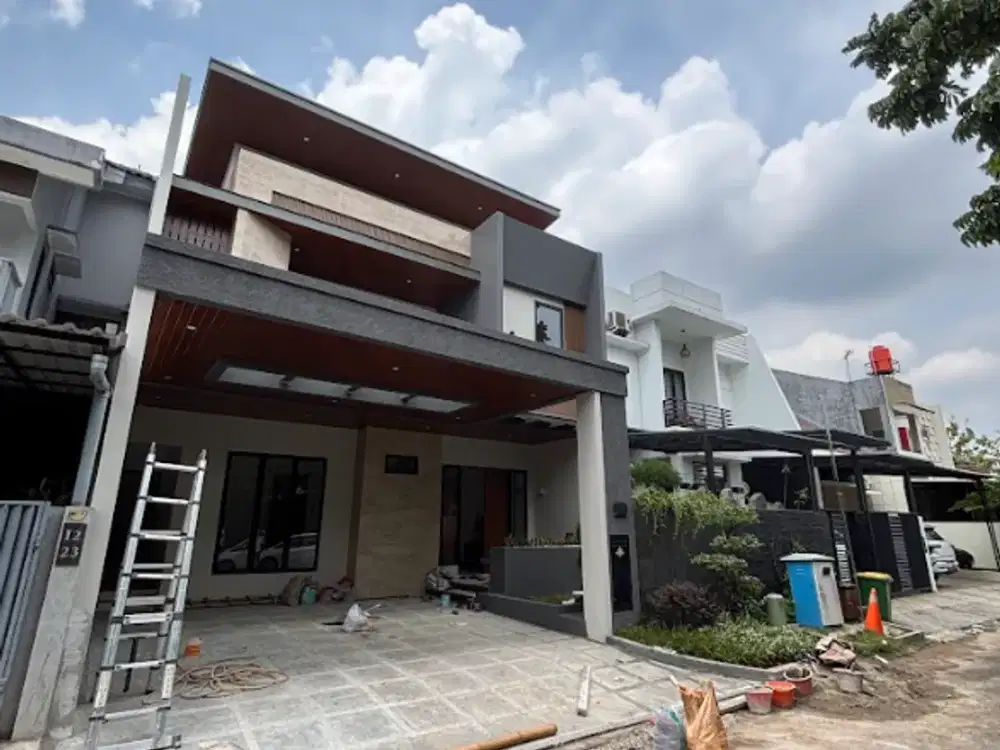 Rumah smart home Desain Modern Minimalis Taman Chrysant BSD