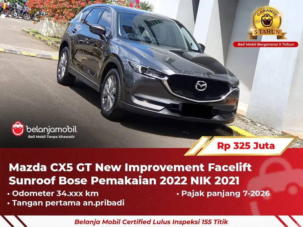 [GARANSI 5TH] Mazda CX5 CX-5 CX 5 GT New Improvement Sunroof 2021/2022