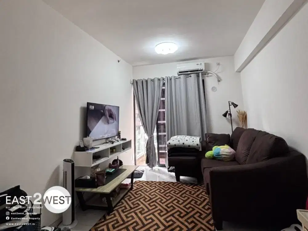 Jual/Sewa Apartemen Sky House BSD City Tangerang Tower Jervois Tipe 2 Kamar Tidur Semi Furnished
