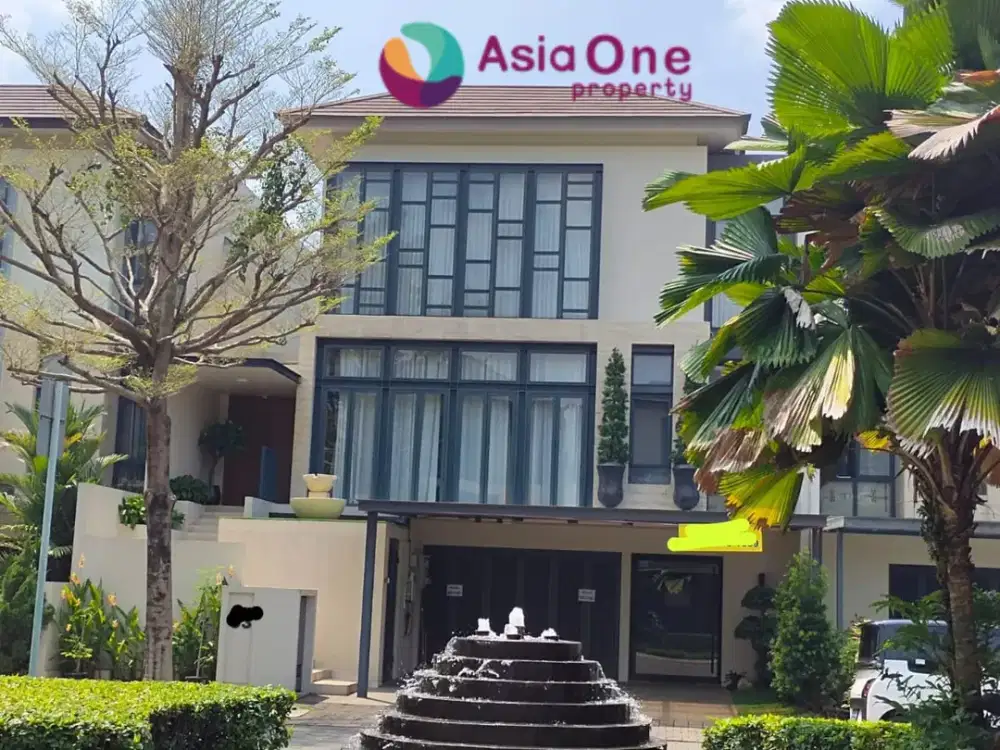 Rumah Full Furnished, Kolam Renang Di Cluster Lancewood NAVAPARK Di BSD City Serpong