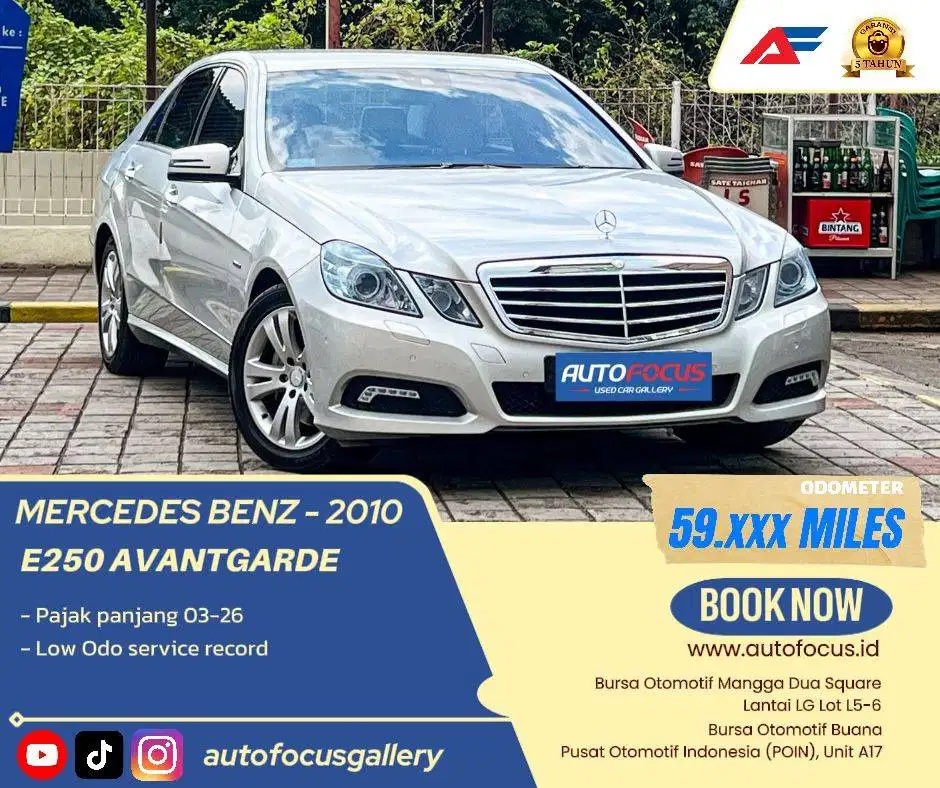 Tdp 26jt Mercedes Benz Mercy E 250 E250 CGI Avantgarde CKD AT 2010