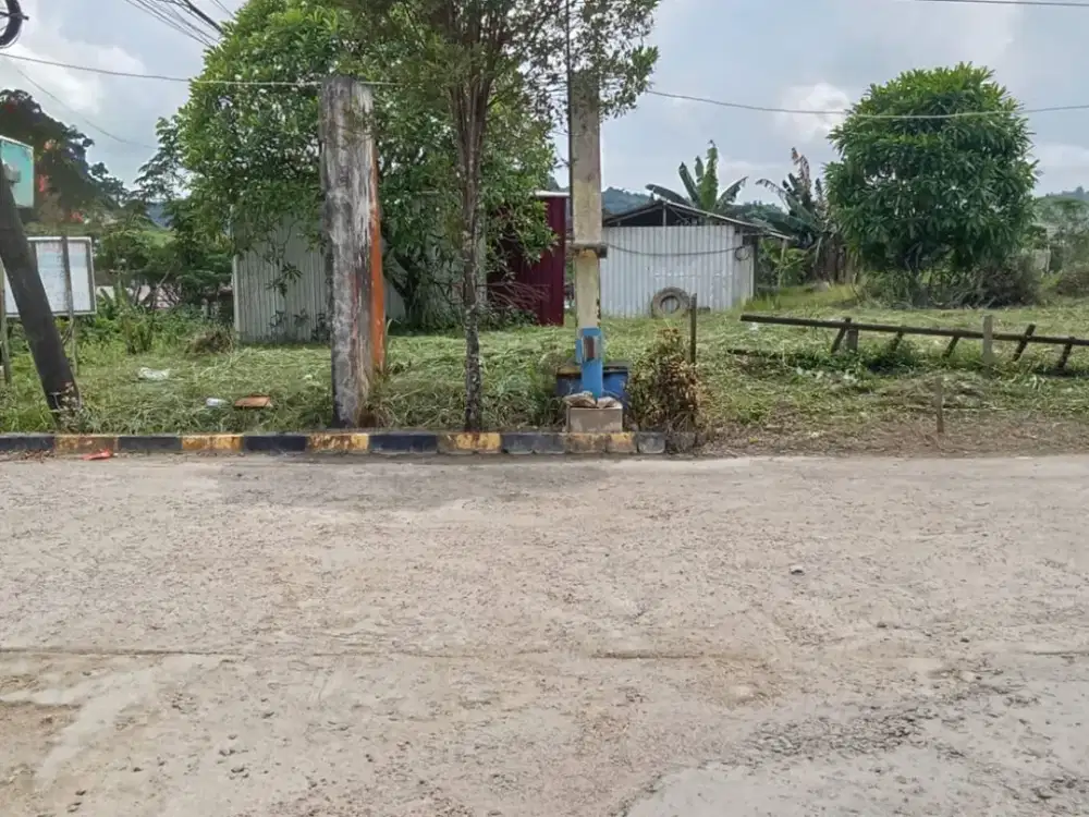DIJUAL.TANAH STRATEGIS. JL JAKARTA - SUNGAI KUNJANG