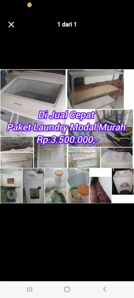 Di Jual Cpet ,Paket Usaha Laundry Lengkap