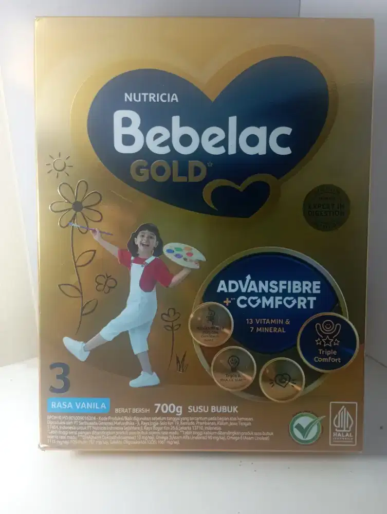 Susu bebelac gold 3 700gr diskon 50%