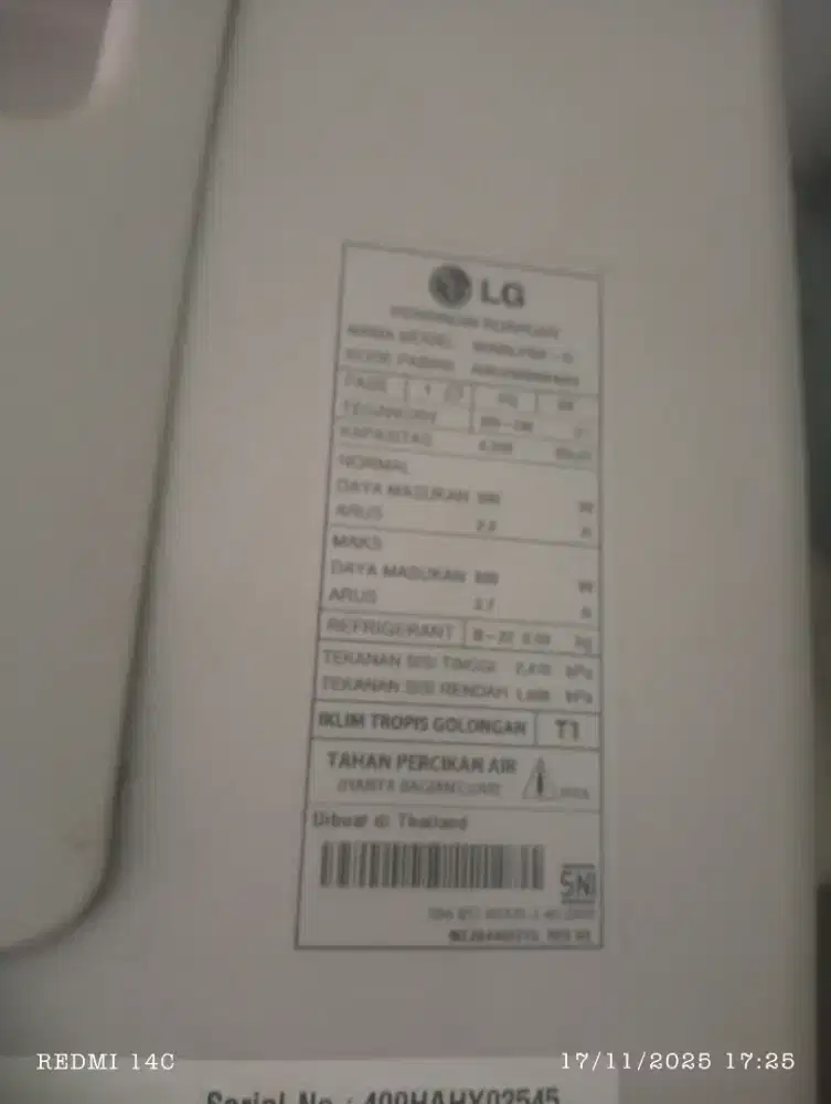Ac LG 1PK 590watt